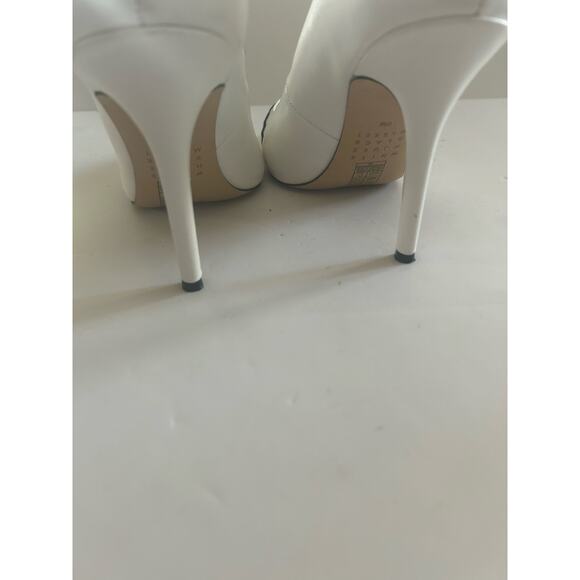 White House Black Market WHBM 4" Heels Stiletto Whipstitch Pattern Size 9 - Picture 5 of 13